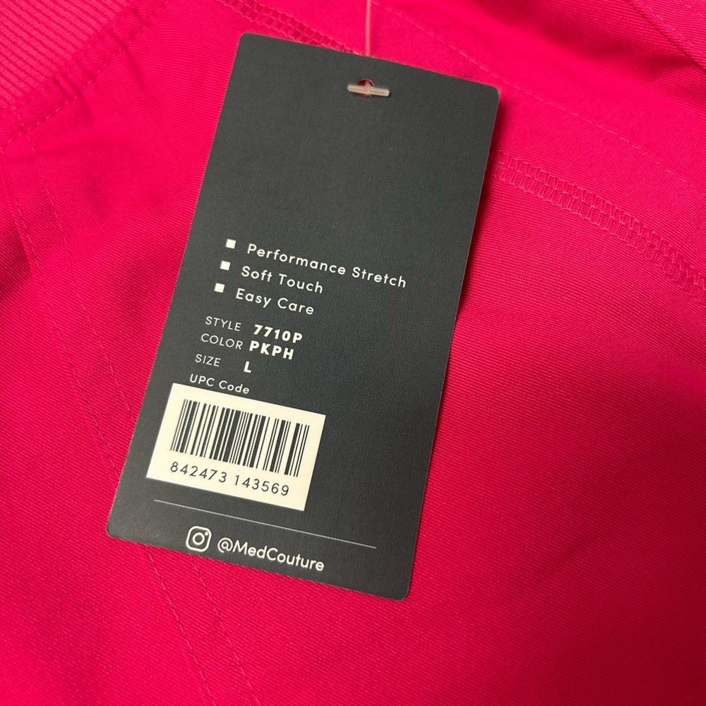 Med Couture Fuchsia Performance joggers